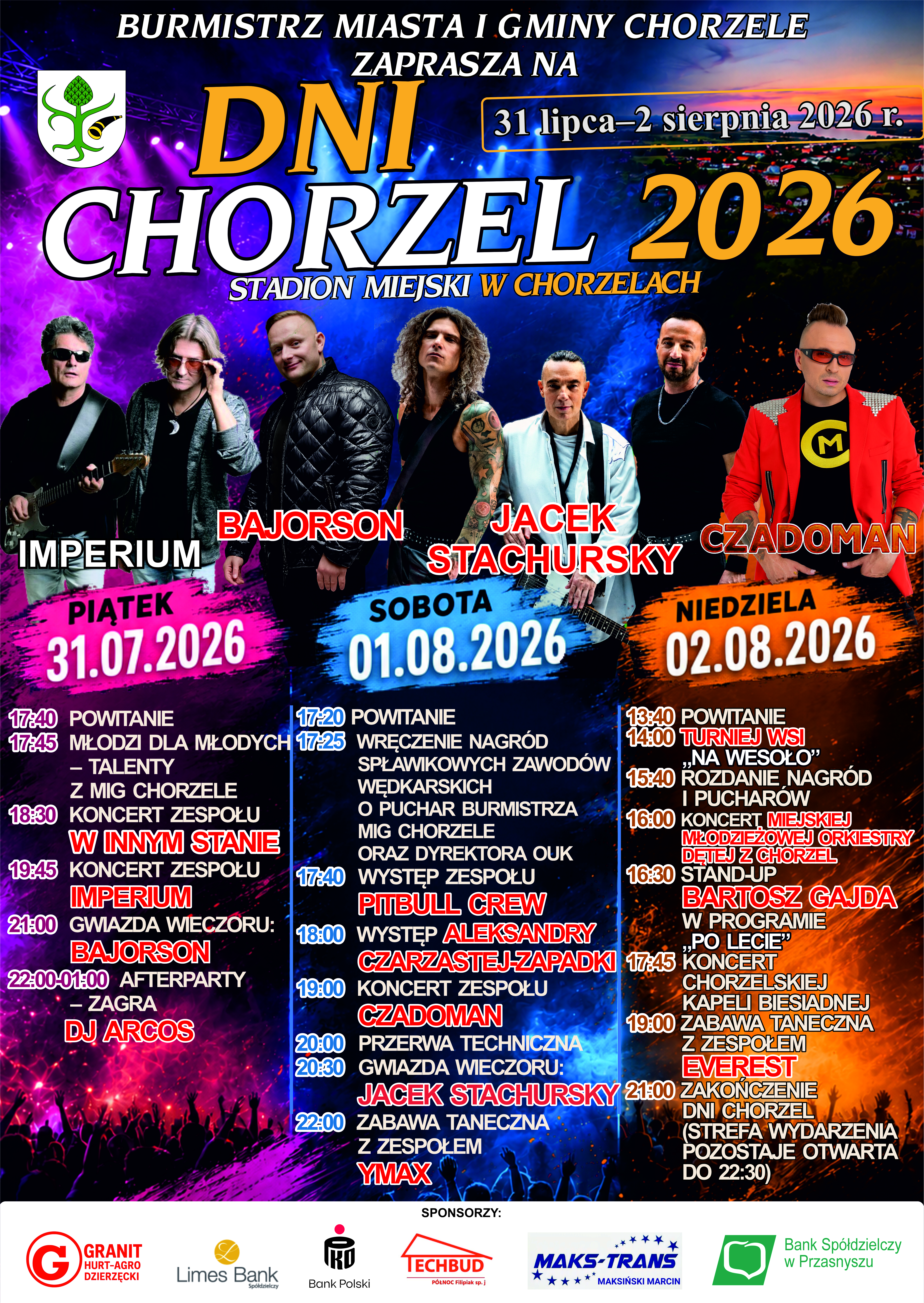 Plakat na&nbsp;Dni Chorzel