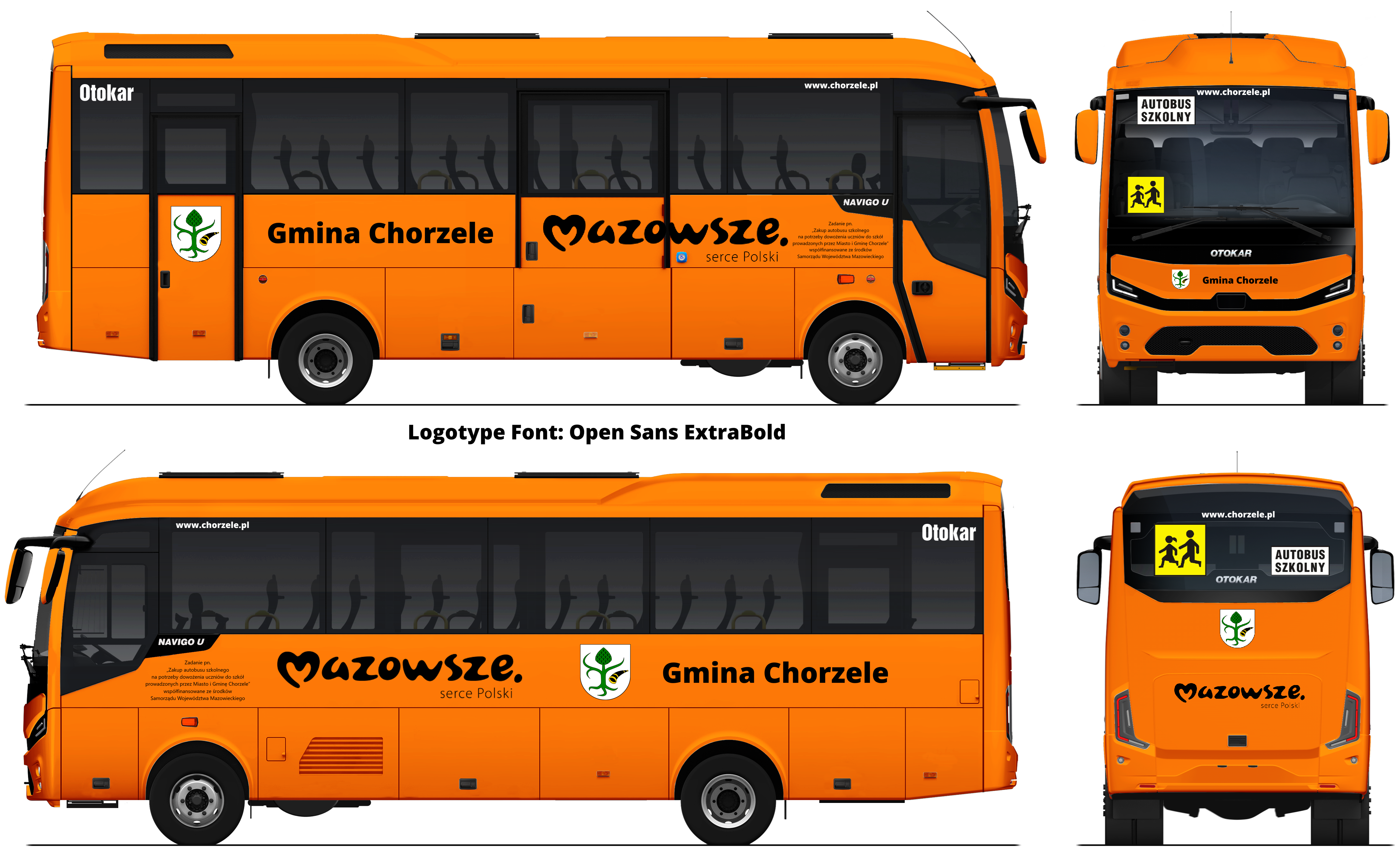 Wizualizacja autobusu