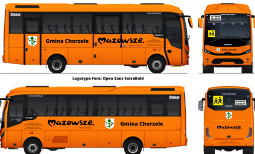 Wizualizacja autobusu