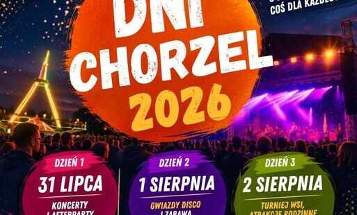 Grafika informująca o Dniach Chorzel