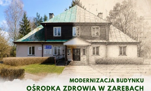 Zdjęcie do Ponad 5,3 mln zł dofinansowania dla Gminy Chorzele! Rewitalizacja zabytkowego budynku posterunku straży granicznej, a obecnie ośrodka zdrowia w Zarębach, stanie się faktem!