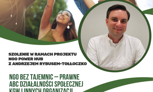 Zdjęcie do Zapraszamy na kolejne szkolenie dla organizacji pozarządowych!