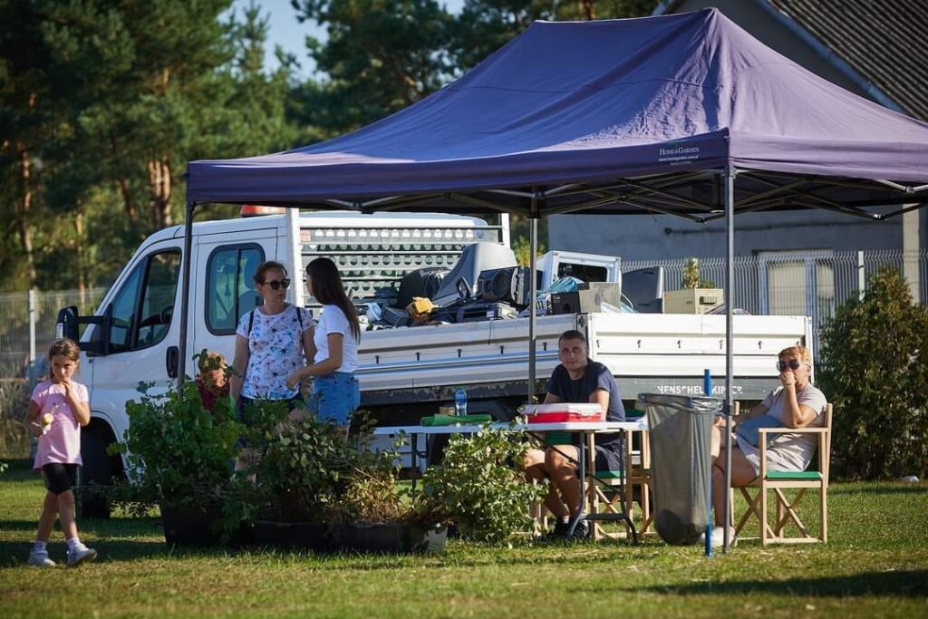 Stoisko zbiórki elektrośmieci