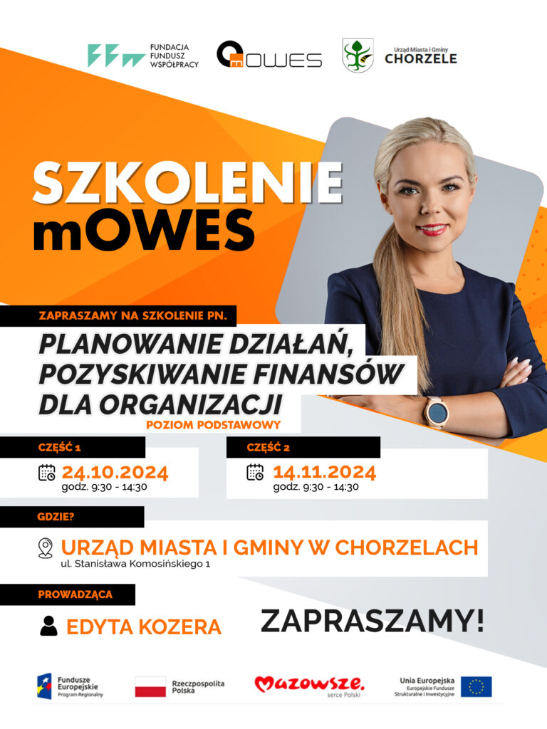 plakat szkolenie