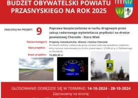 Grafika zachęcająca do głosowania na projekt nr 9