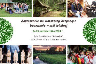 Zaproszenie na warsztaty od Stowarzyszenia Lokalna Grupa Działania “Kurpsie Razem”