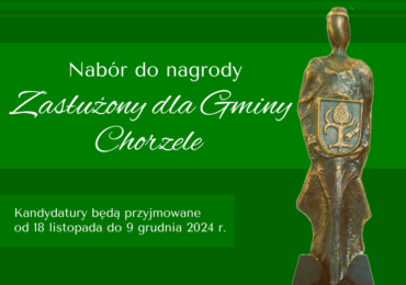 Nabór do nagrody „Zasłużony dla Gminy Chorzele”