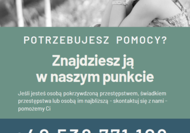 Bezpłatna pomoc dla osób pokrzywdzonych przestępstwem