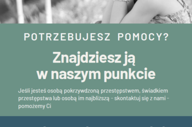 Bezpłatna pomoc dla osób pokrzywdzonych przestępstwem