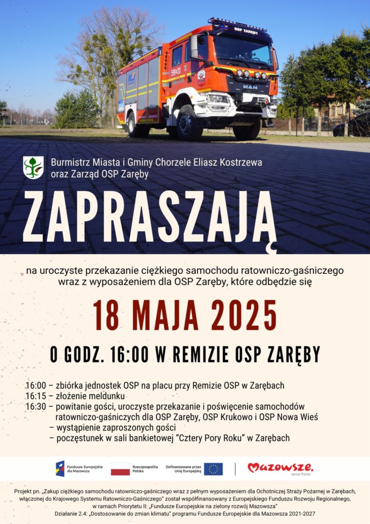 Plakat OSP Zaręby